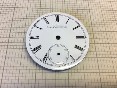 2 WALTHAM -  pocket watch dials - 42/43mm