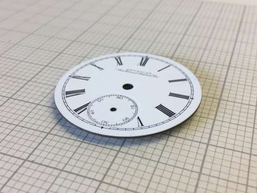 2 WALTHAM -  pocket watch dials - 42/43mm