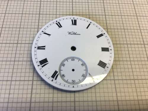 2 WALTHAM -  pocket watch dials - 42/43mm