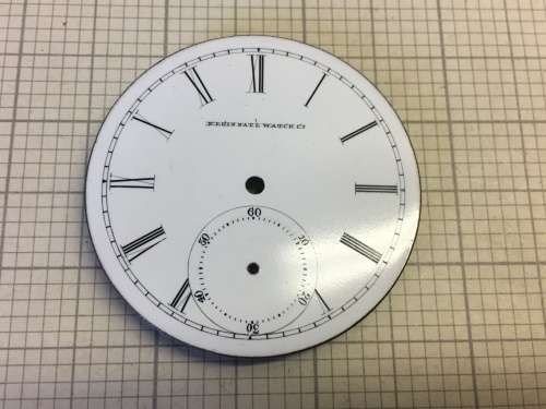 2 ELGIN -  pocket watch dials - 43mm