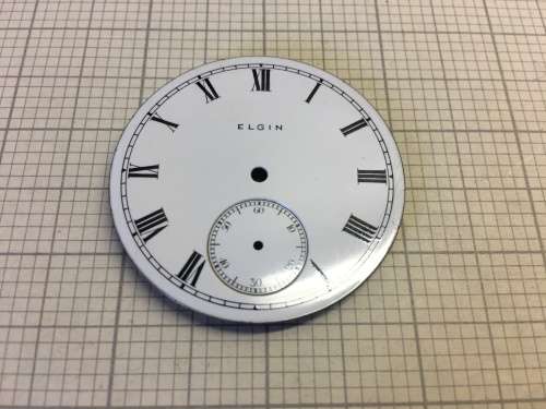 2 ELGIN -  pocket watch dials - 43mm