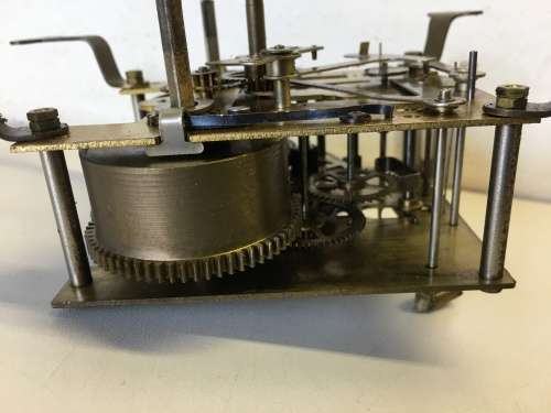 90 x 107mm  clock movement - parts repair