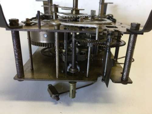 90 x 107mm  clock movement - parts repair