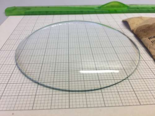 WESTCLOX - 108mm convex clock glass