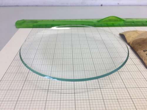 WESTCLOX - 108mm convex clock glass