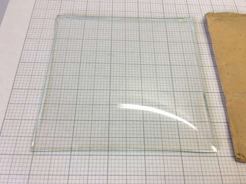 WESTCLOX - 99 x 99mm square convex clock glass
