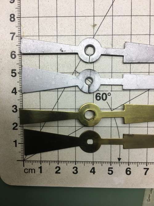 Assorted hands for quartz clock - 10 sets - #3