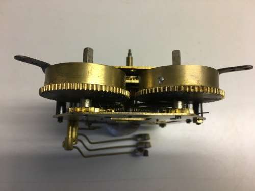 PL 12cm  clock movement - parts repair- #1