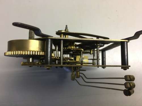 PL 12cm  clock movement - parts repair- #1