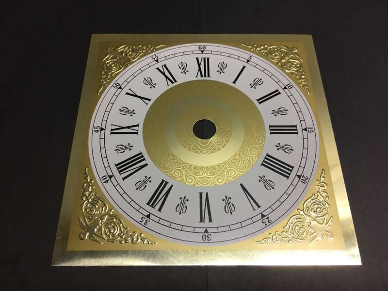Clock dial - 112 x 112mm