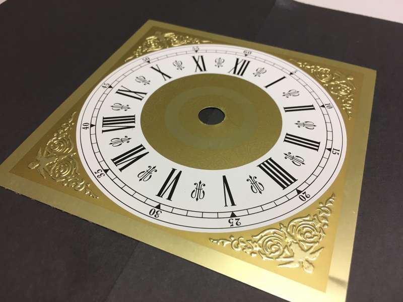 Clock dial - 112 x 112mm
