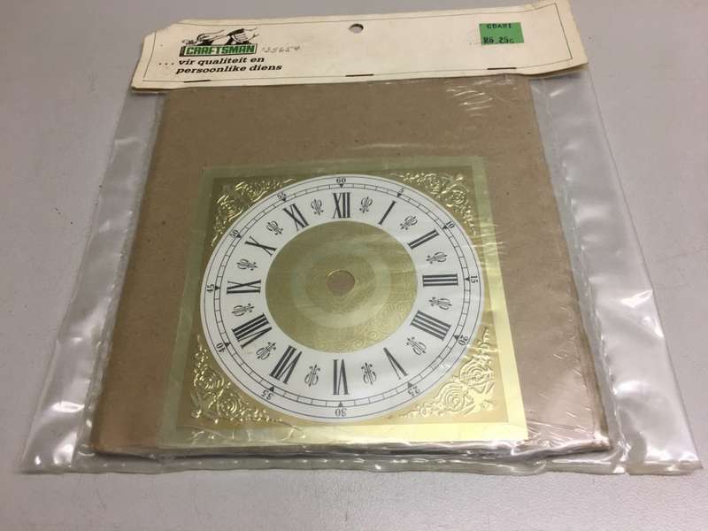 Clock dial - 112 x 112mm
