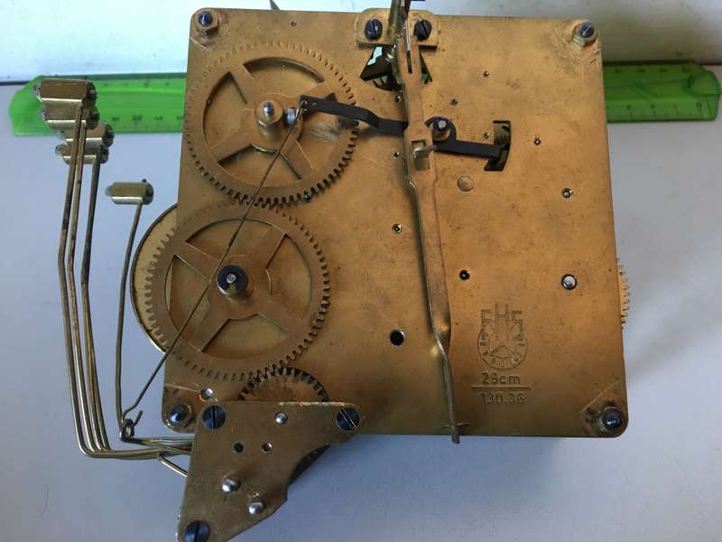 FHS 130-26  clock movement - parts repair