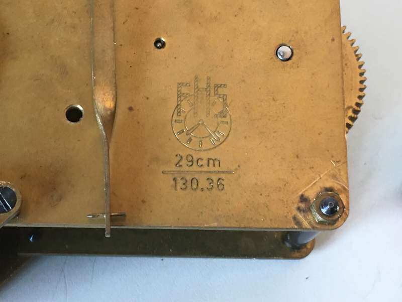 FHS 130-26  clock movement - parts repair