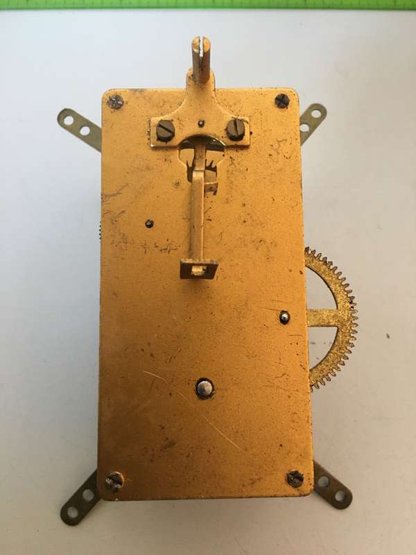Old clock movement - parts repair - 56 x 114 - #1