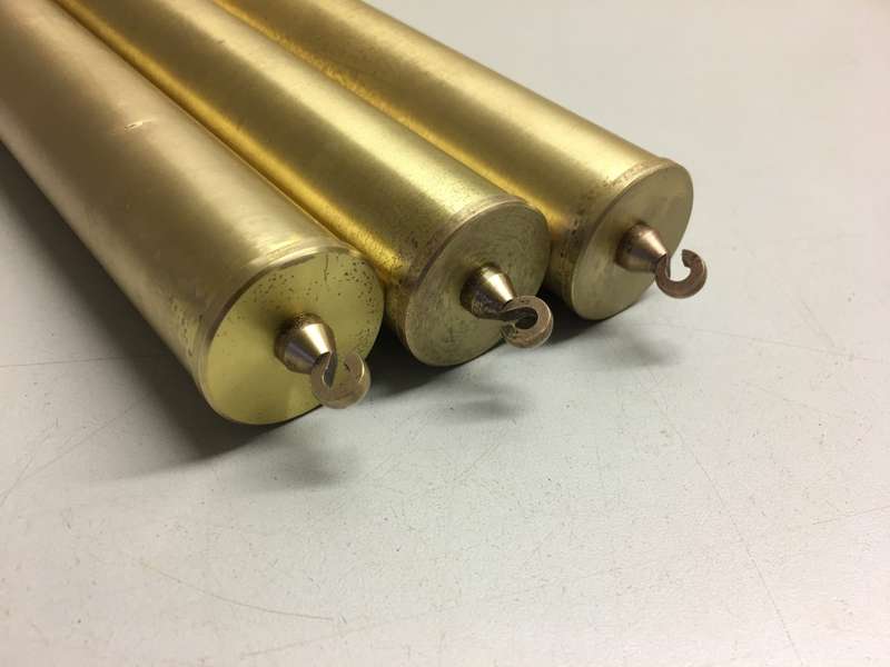 Clock weights -  brass outer shells