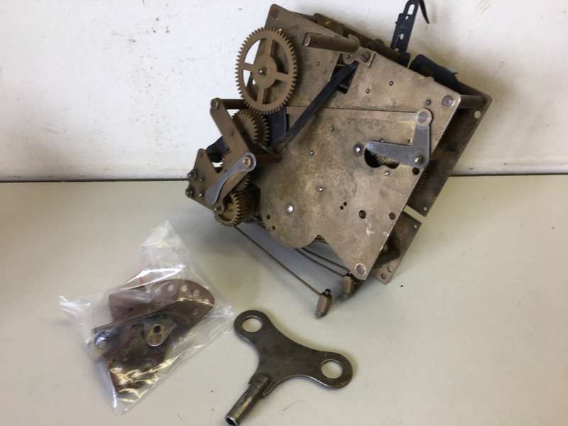 German clock movement - PL 12cm - parts repair