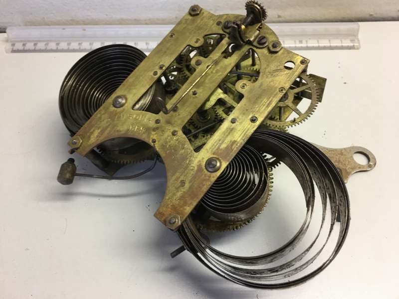 ANSONIA no.5 clock movement - parts repair