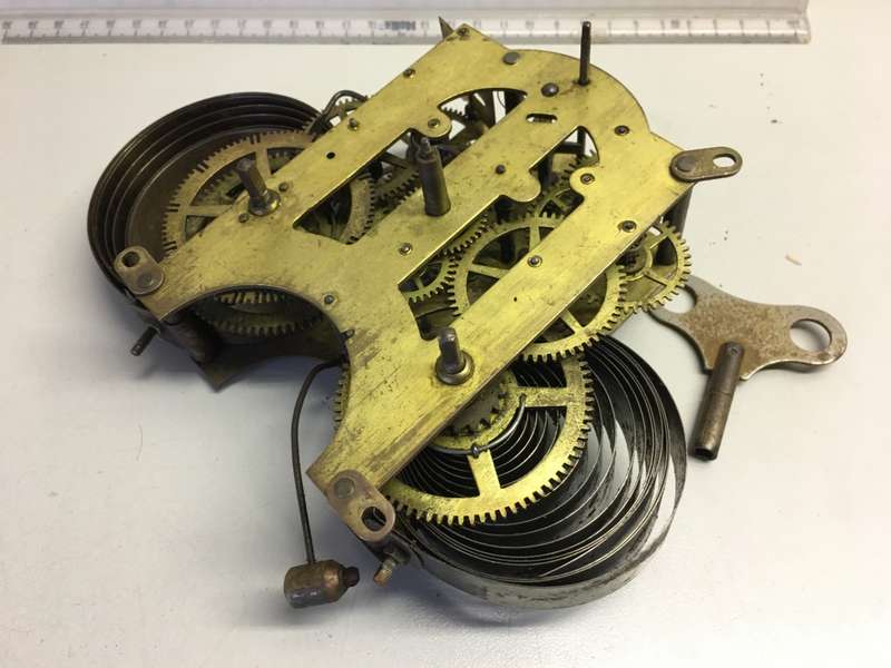 ANSONIA no.5 clock movement - parts repair