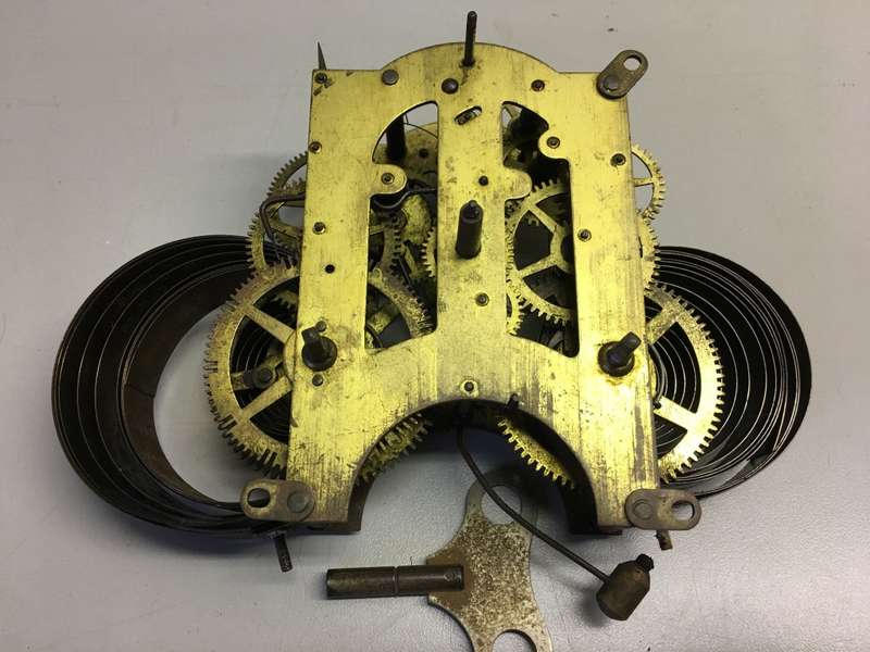 ANSONIA no.5 clock movement - parts repair