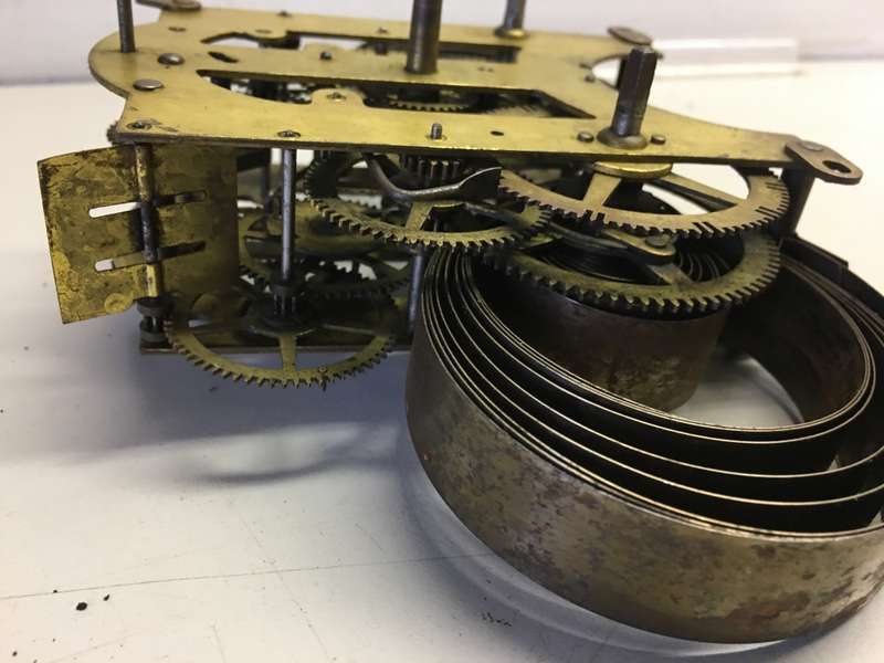 ANSONIA no.5 clock movement - parts repair