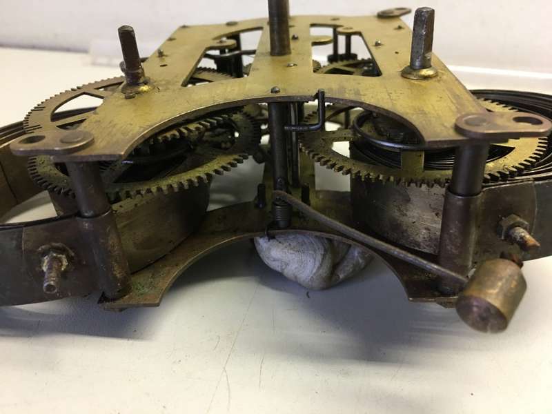 ANSONIA no.5 clock movement - parts repair