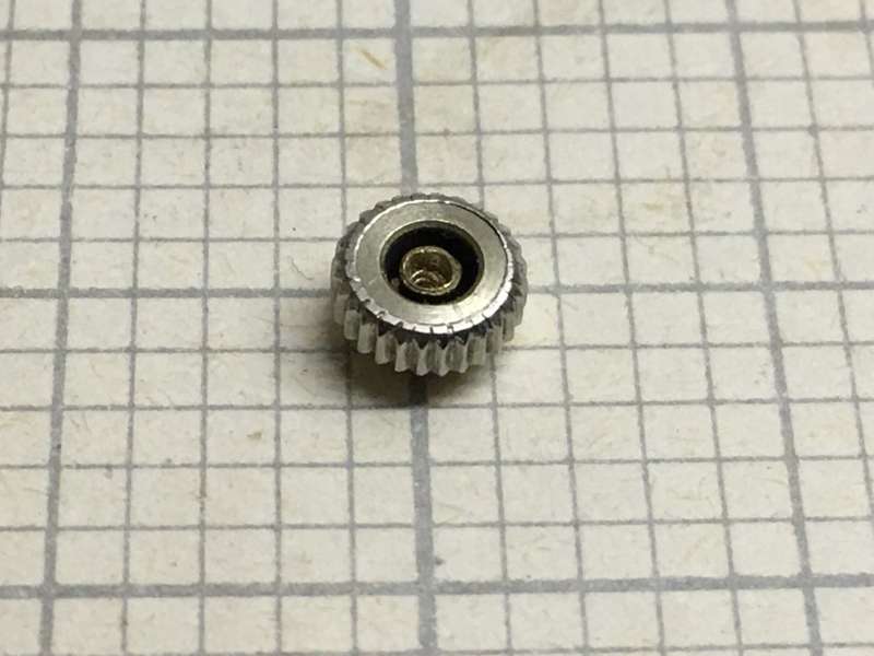 5.5mm Omega Mercedes stainless steel crown