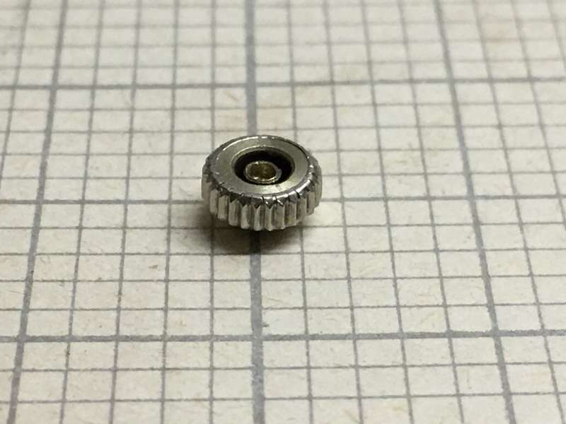 5.5mm Omega Mercedes stainless steel crown