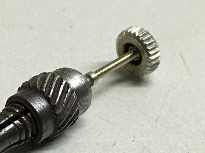 5.5mm Omega Mercedes stainless steel crown