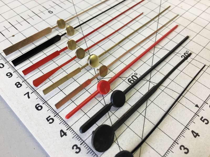 Seconds hands for quartz clock - 10 pieces - #1
