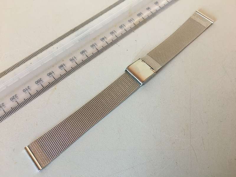 18mm stainless steel Milanese strap