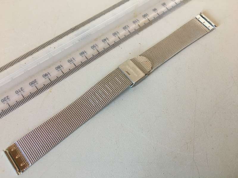 18mm stainless steel Milanese strap