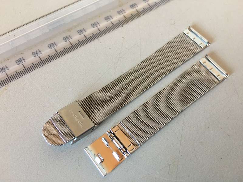 18mm stainless steel Milanese strap