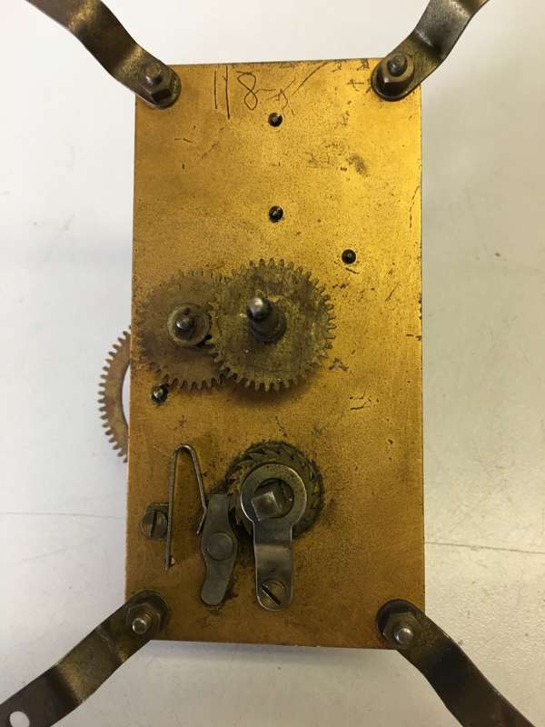Old clock movement - parts repair - 56 x 114 - #2