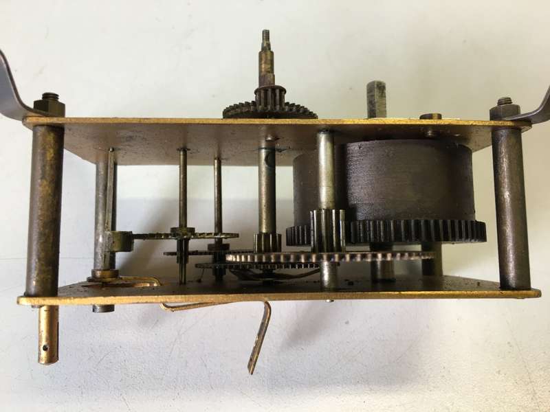 Old clock movement - parts repair - 56 x 114 - #2