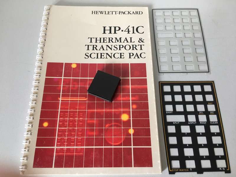 Hewlett Packard HP 41C - Thermal & Transport Science module