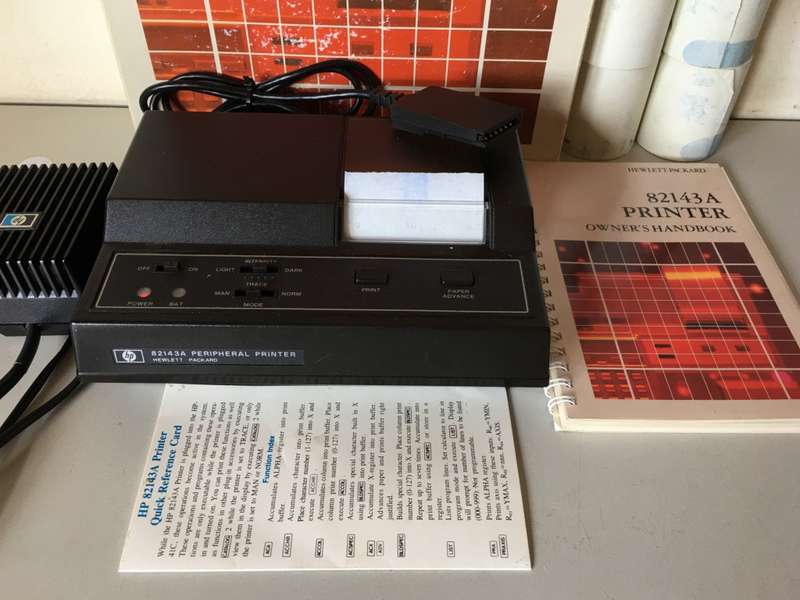 Hewlett Packard HP 41C - peripheral printer