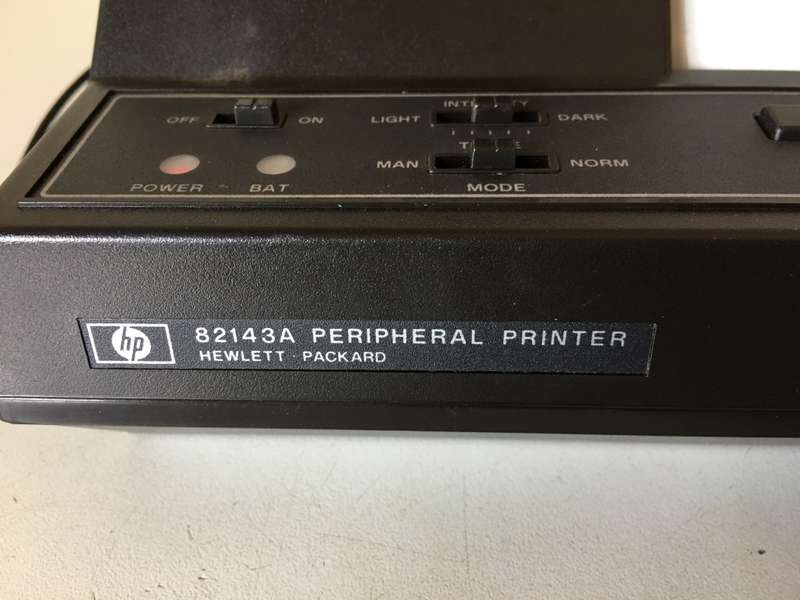 Hewlett Packard HP 41C - peripheral printer