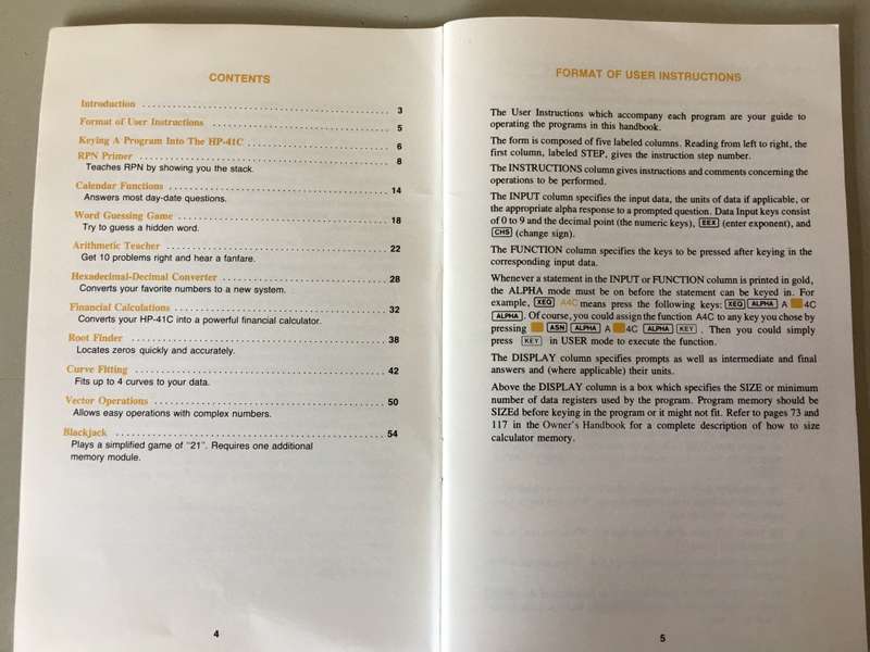 Hewlett Packard HP 41C - standard applications handbook