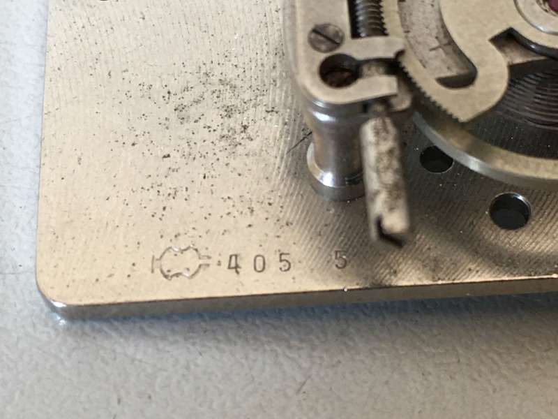 Clock Incabloc platform escapement #1