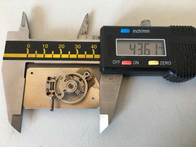 Clock Incabloc platform escapement #1