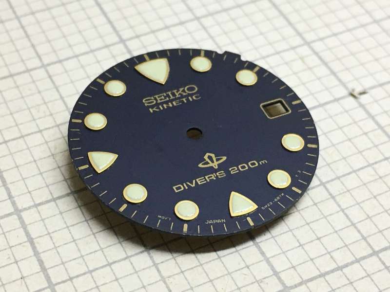Seiko Kinetic dial