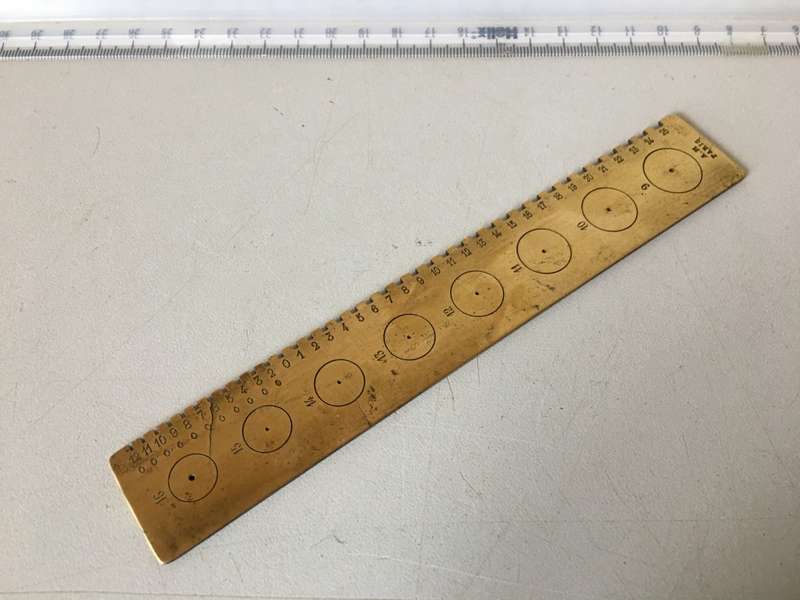Watch mainspring gauge