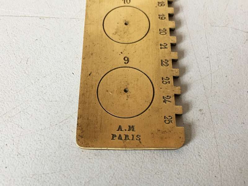 Watch mainspring gauge