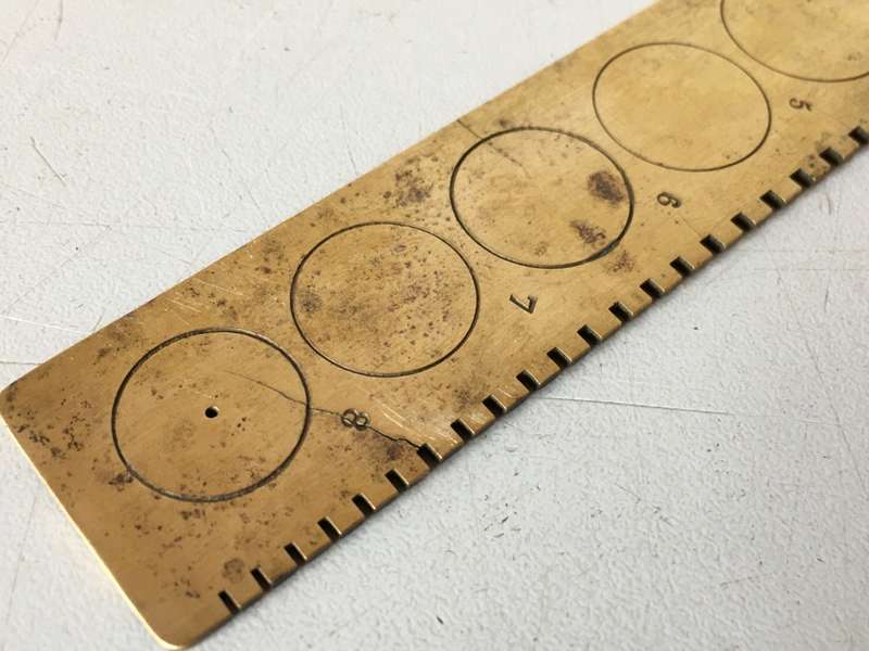 Watch mainspring gauge