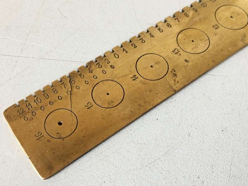 Watch mainspring gauge