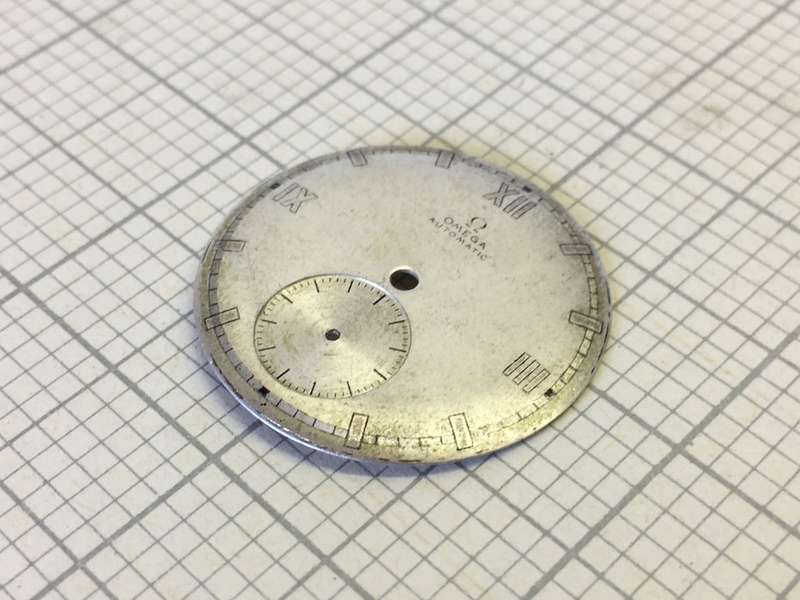 OMEGA - dial for bumper or other early model manual wind watch