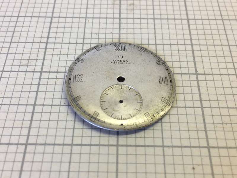 OMEGA - dial for bumper or other early model manual wind watch