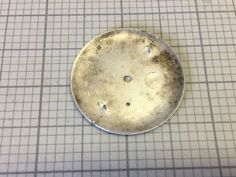 OMEGA - dial for bumper or other early model manual wind watch