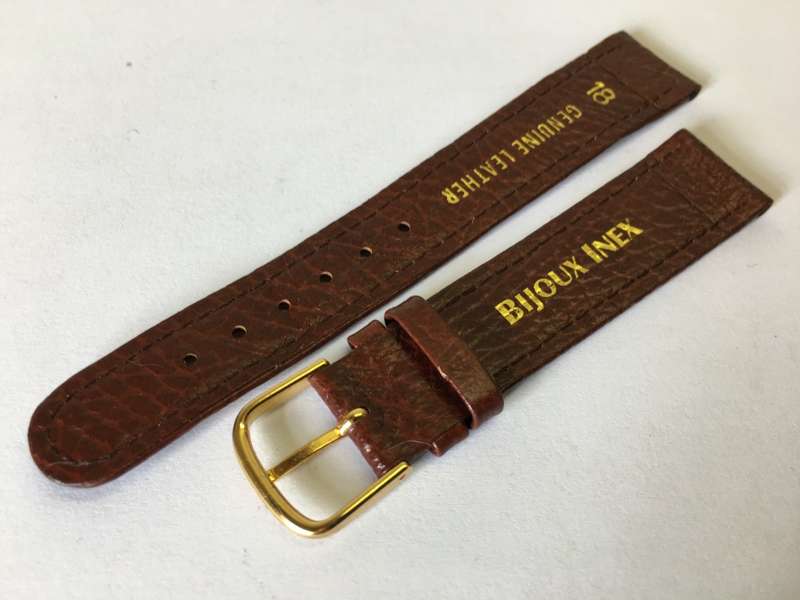 18mm leather watch strap